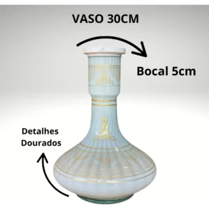 Vaso Larrussa 30cm Branco