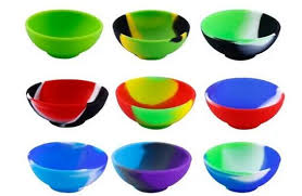 Cuia Pequena Azul com Vermelho e Branco