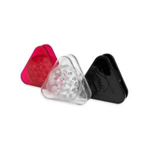 Dichavador de Acrílico Squadafum Triangular Vermelho