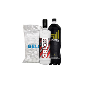 Combo Vodka Orloff + 1 Full 2L + 1 Gelo 4kg