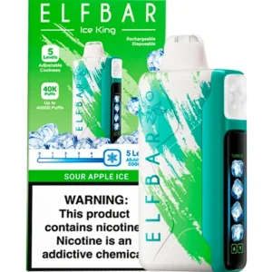 Pod Elf Bar Ice King 40.000 Puffs Sour Apple Ice