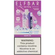 Pod Elf Bar Ice King 40.000 Puffs Grape Ice