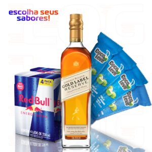 COMBO WHISKY GOLD LABEL 4+4