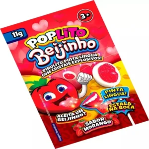 POPLITO BEIJINHO PINTA A LINGUA