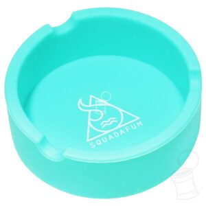 Cinzeiro Squadafum Redondo Verde Água