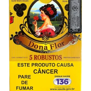 Caixa Charuto Dona Flor 5 Robustos 5un