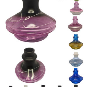 Vaso Pequeno Abstrato Preto