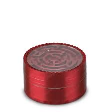 Dichavador de Metal Labirinto Vermelho