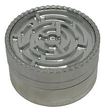 Dichavador de Metal Labirinto Preto