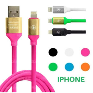 Cabo de Carregador Colorido Iphone
