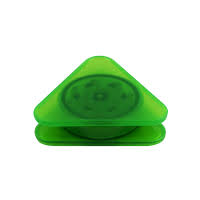 Dichavador de Acrílico DK Triangular Verde