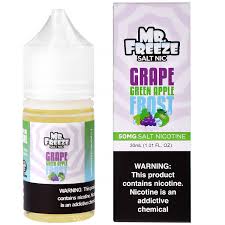 Nic Salt Mr Freeze 30ml Grape Green Apple Frost