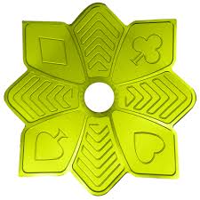 Prato Zenith Estrela Mini Verde Neon