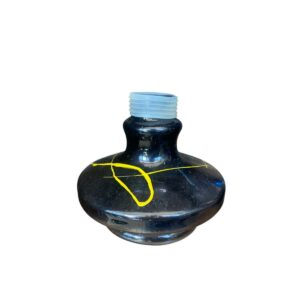 Vaso Pequeno Abstrato Preto