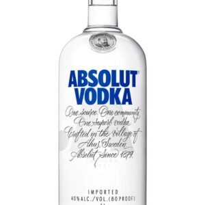 Combo Vodka Absolut + 1 Baly Abacaxi com Hortelã 2L + 1 Gelo 4kg