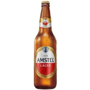 Happy hour: Amstel / garrafa 600ml