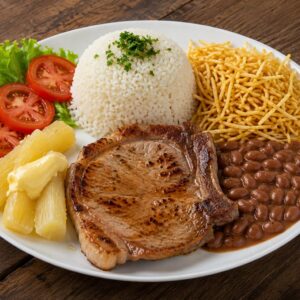 almoço: Bisteca