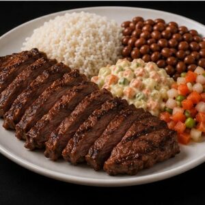 almoço: Churrasco